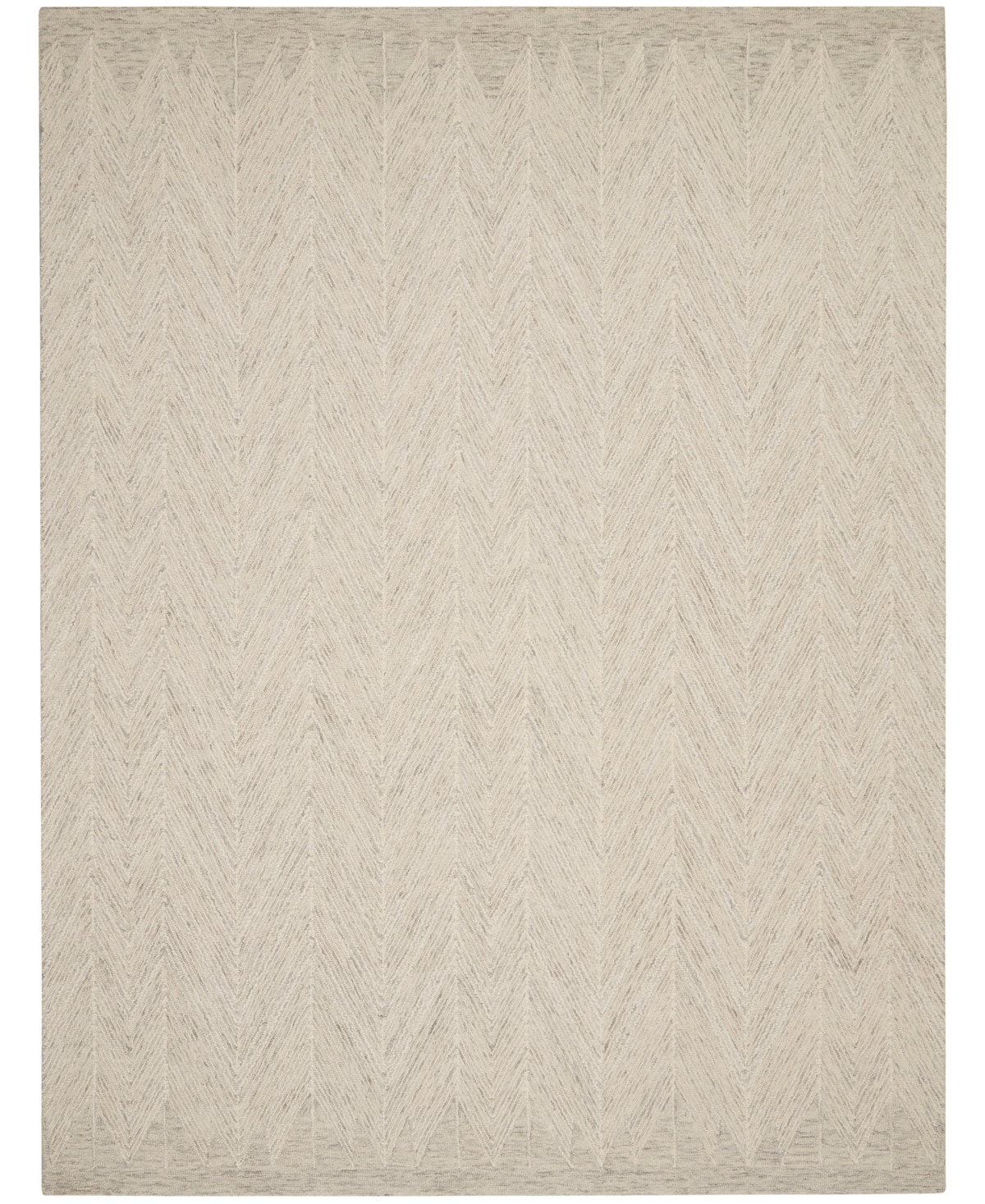 Nourison Home Interlock Itl04 8'x10'6" Area Rug In Ivory,gray