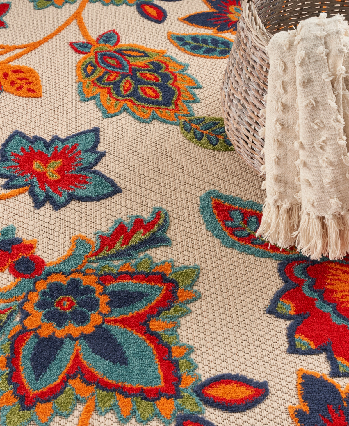 Nourison Home Aloha Alh31 6'x9' Area Rug In Multi