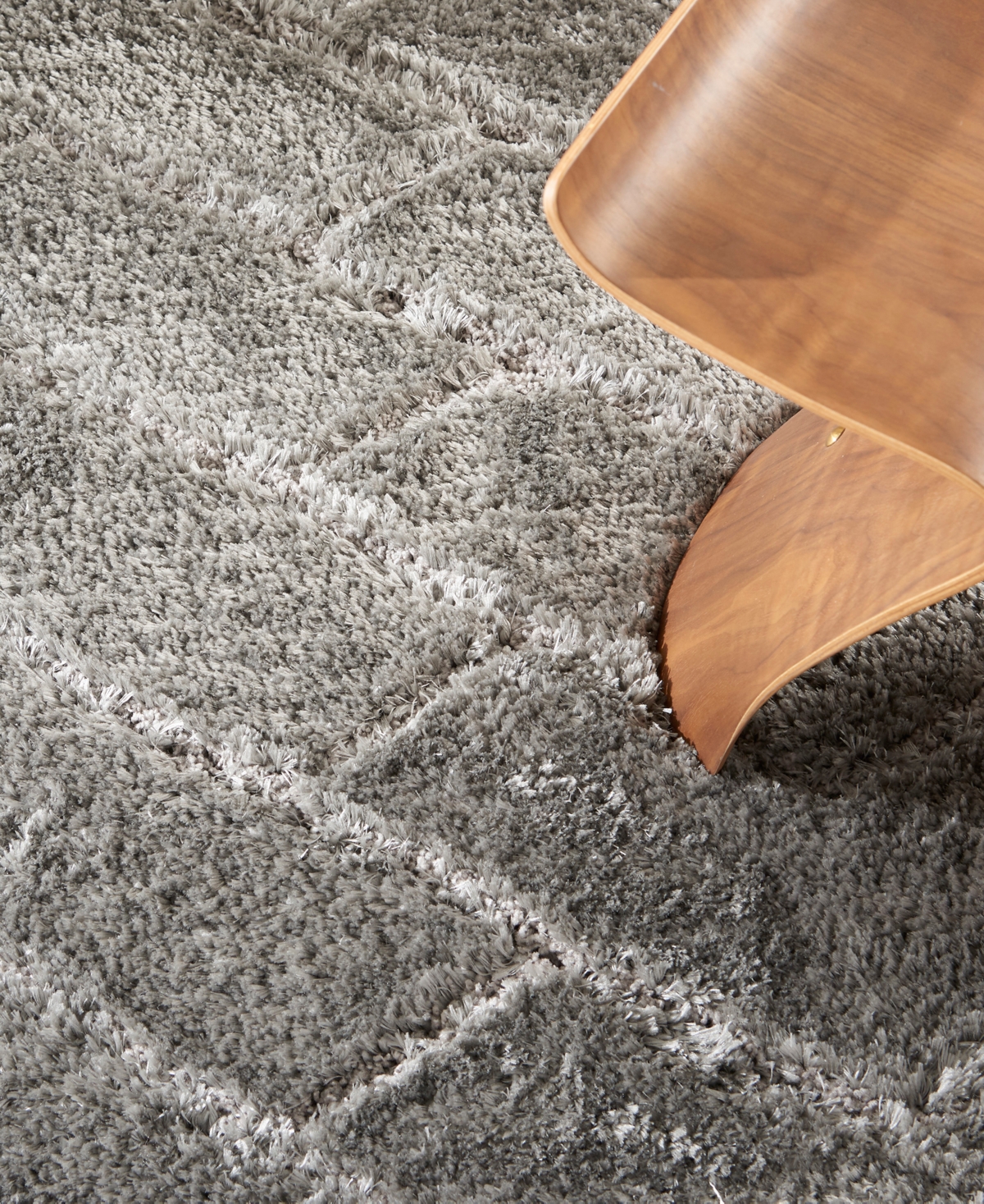 Nourison Home Dreamy Shag Drs03 5'3"x7'3" Area Rug In Gray