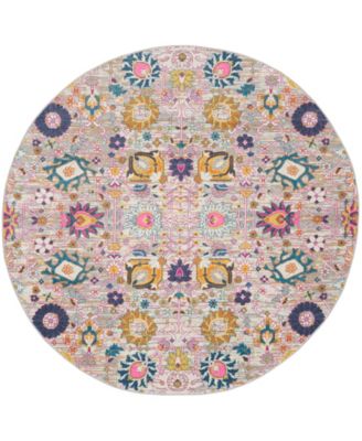 Passion PSN01 8'x8' Round Area Rug