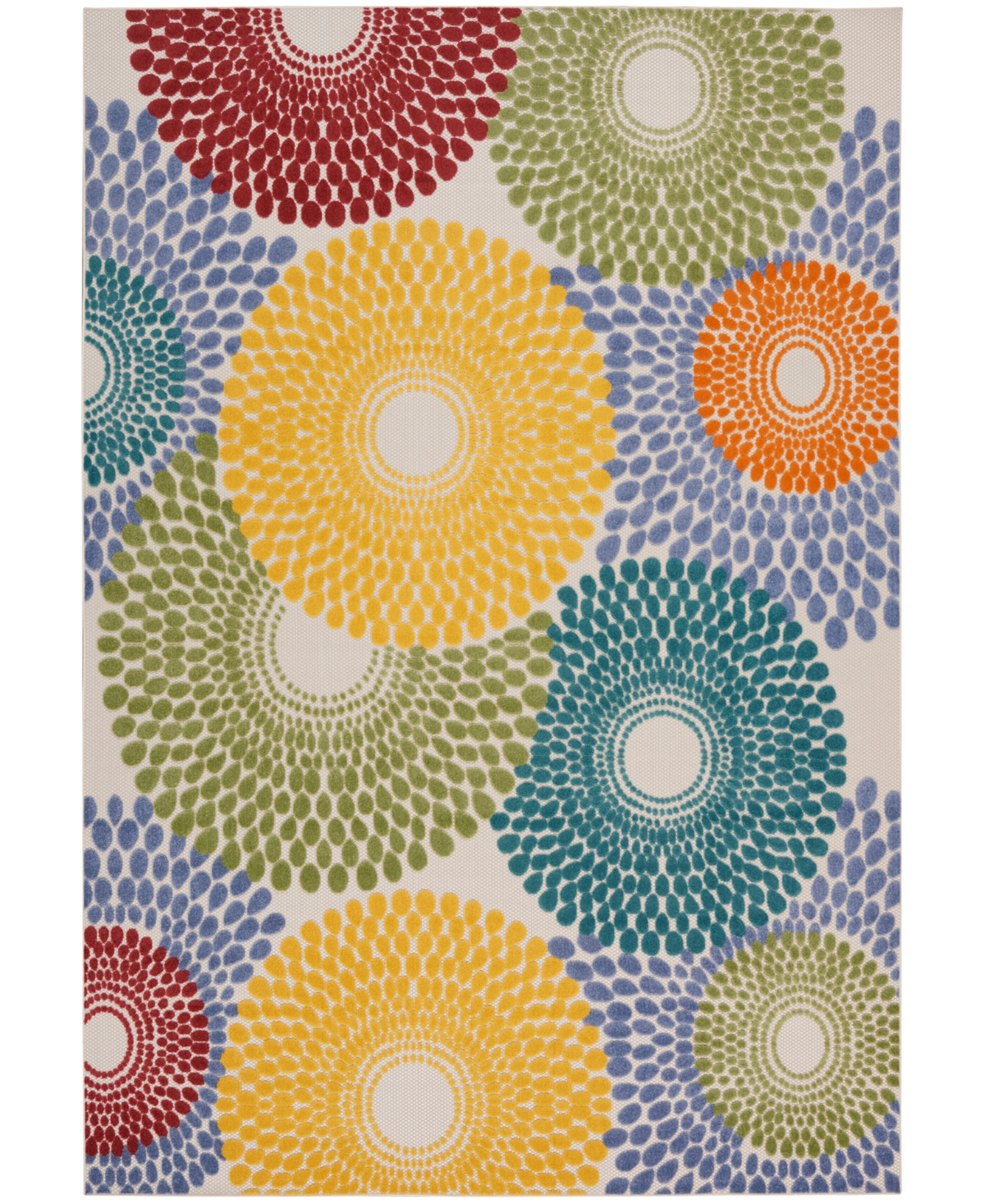 Nourison Home Aloha Alh29 7'10"x10'6" Area Rug In Multi