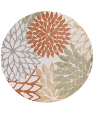 Aloha ALH05 5'3"x5'3" Round Area Rug