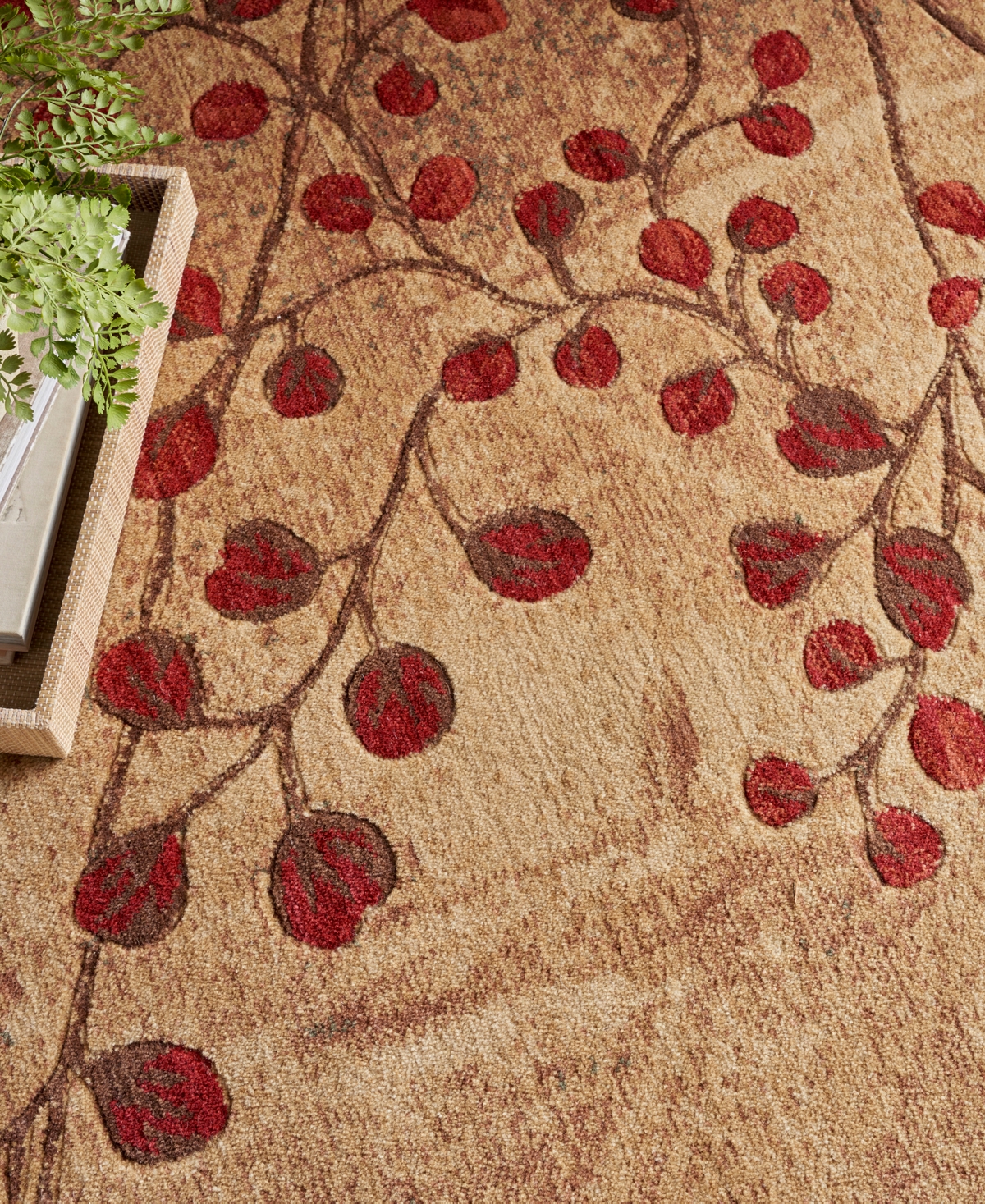 Nourison Home Somerset St74 6'7"x9'7" Area Rug In Latte