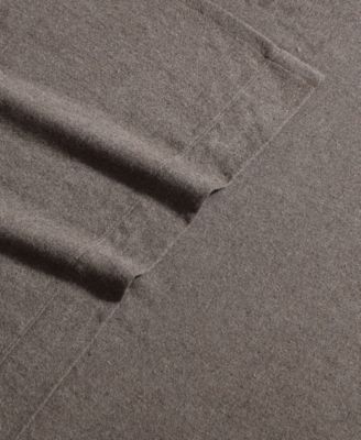 CLOSEOUT! Melange Cotton Flannel 4 Piece Sheet Set, Queen