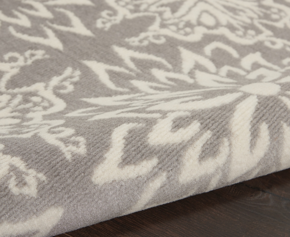 Nourison Home Jubilant Jub06 4'x6' Area Rug In Ivory,gray