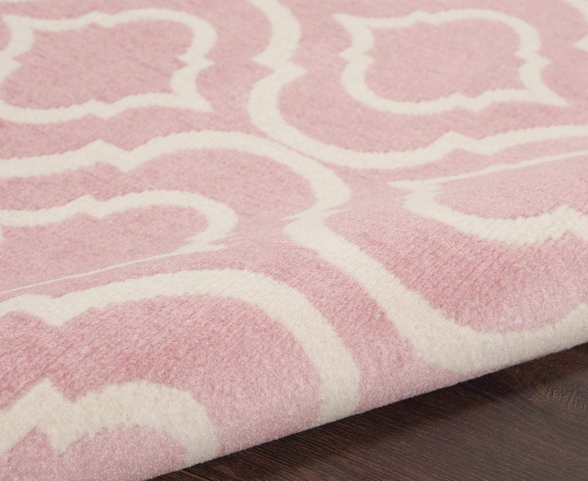 Nourison Home Jubilant Jub19 6'x9' Area Rug In Pink