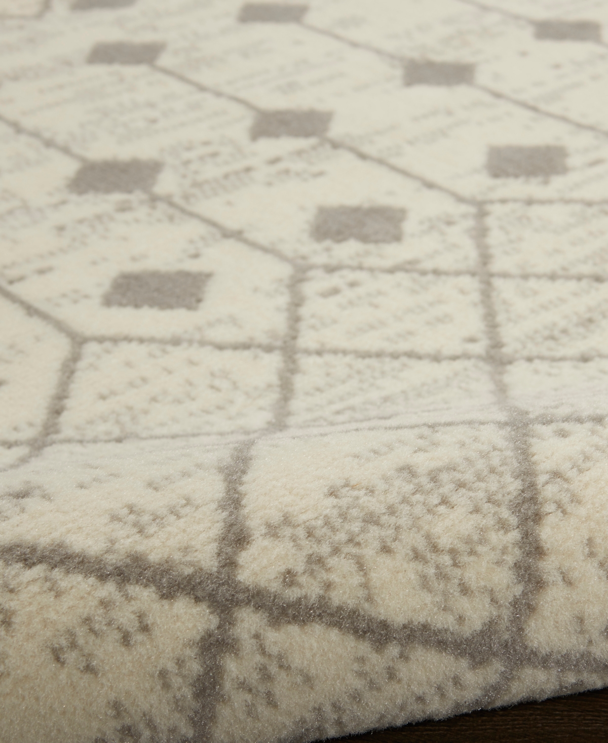Nourison Home Grafix Grf37 3'9"x5'9" Area Rug In Ivory,gray