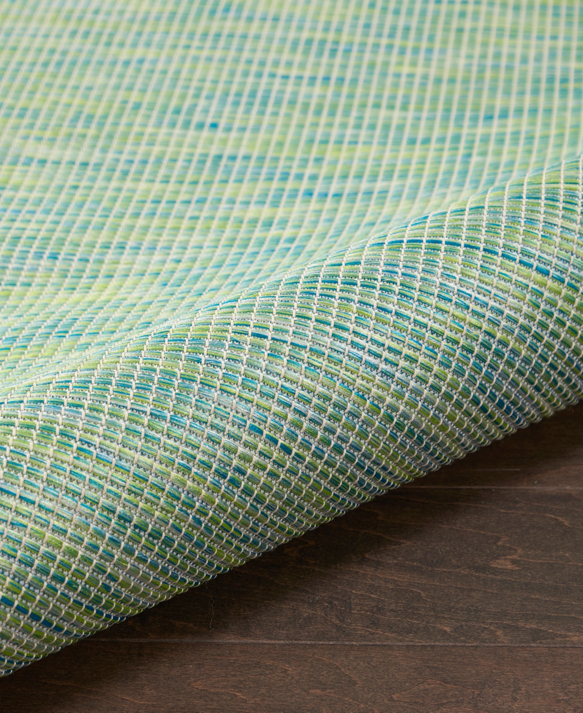 Nourison Home Positano Pos01 2'2"x12' Runner Area Rug In Blue,green