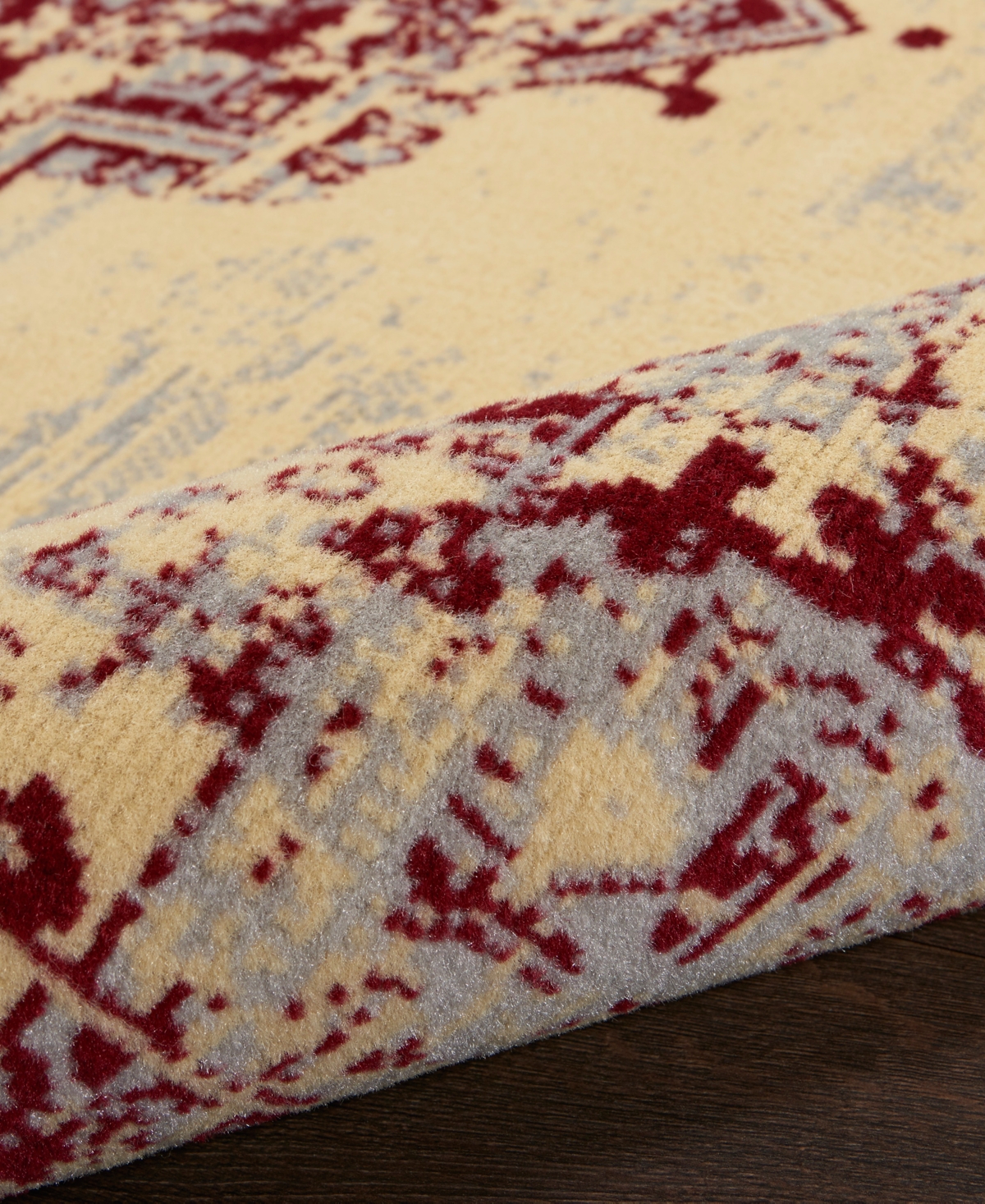 Nourison Home Grafix Grf14 6'x9' Area Rug In Cream,red