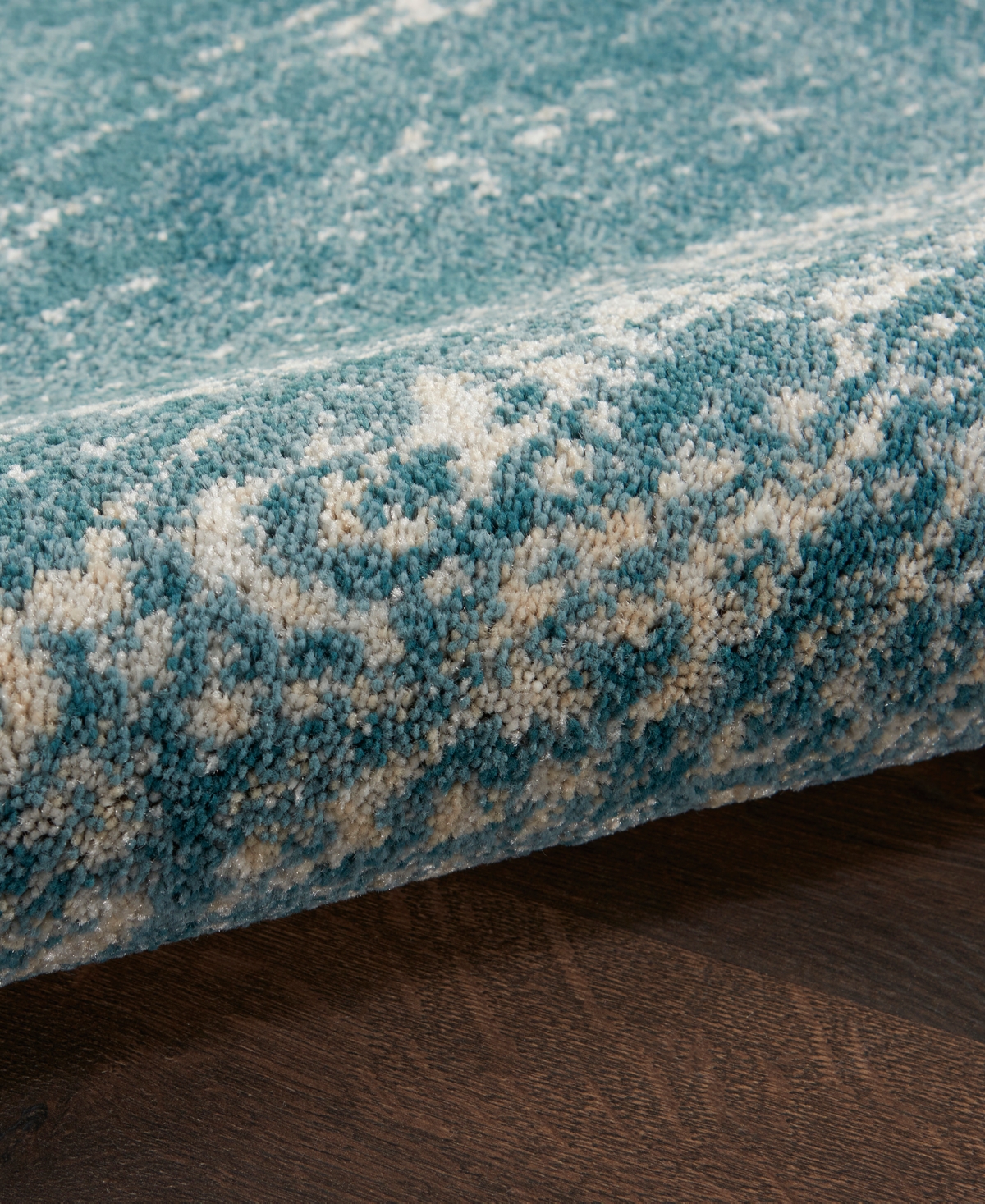 Nourison Home Maxell Mae06 5'3"x7'3" Area Rug In Ivory,teal