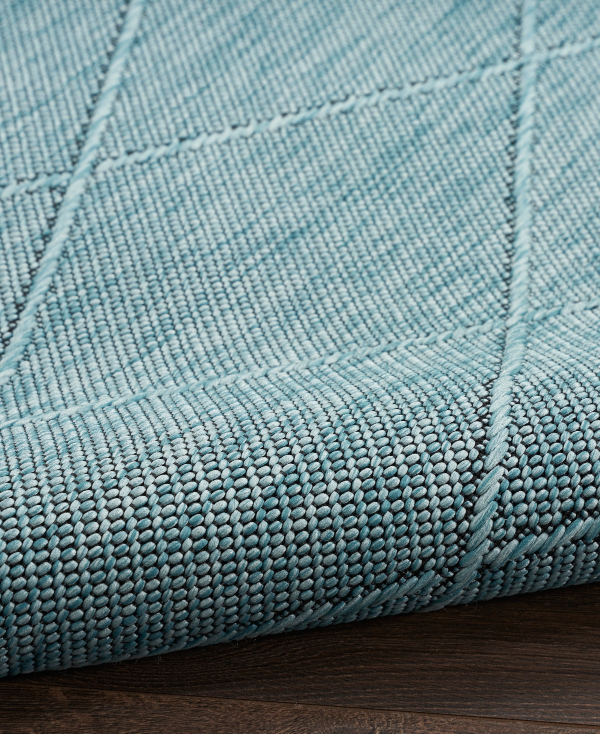 Nourison Home Washable Solutions Wsl01 8'x10' Area Rug In Aqua