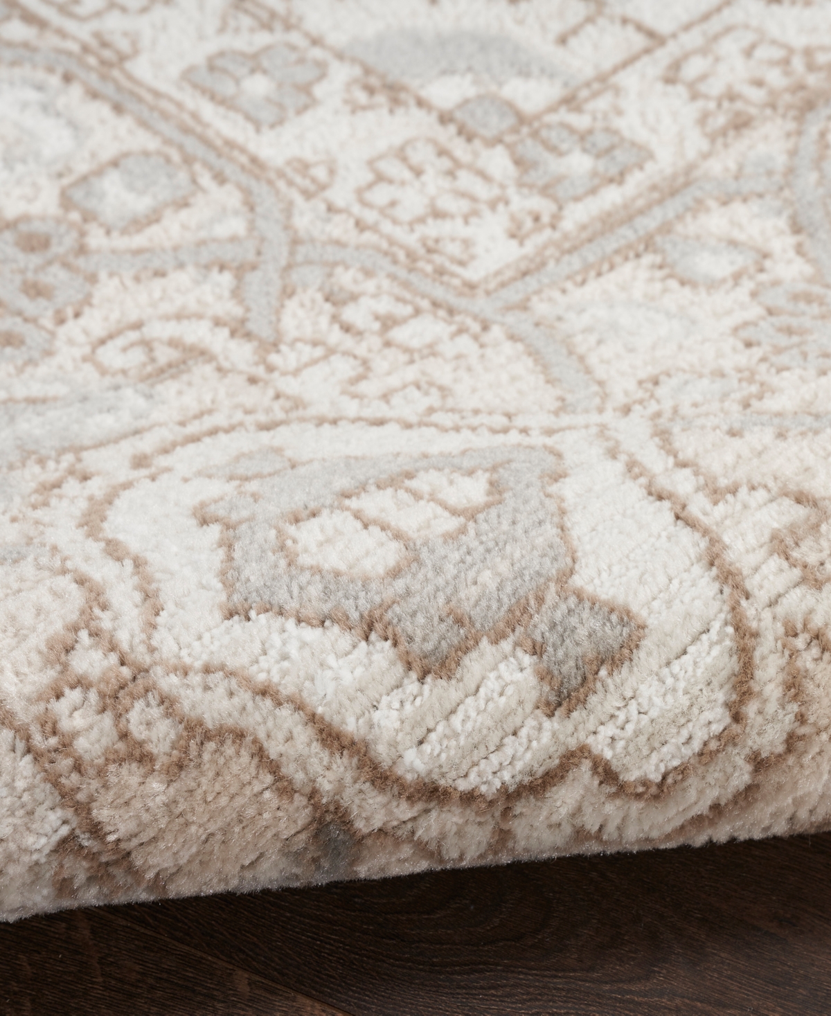 Nourison Home Quarry Qua05 3'9"x5'9" Area Rug In Beige