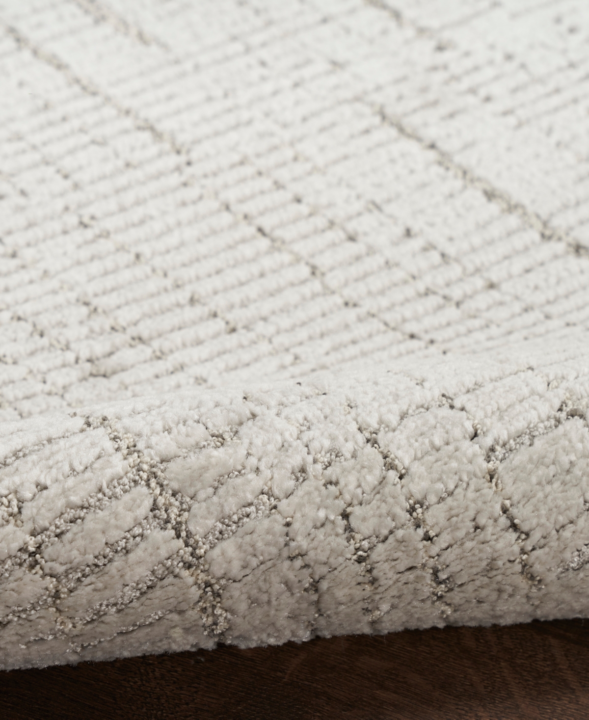 Nourison Home Andes And06 3'11"x5'11" Area Rug In Silver