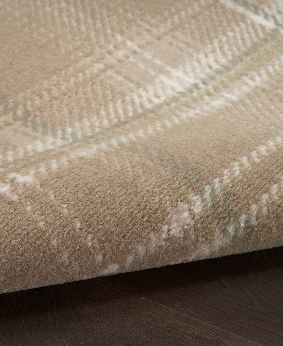 Nourison Home Grafix Grf03 7'10"x9'10" Area Rug In Taupe