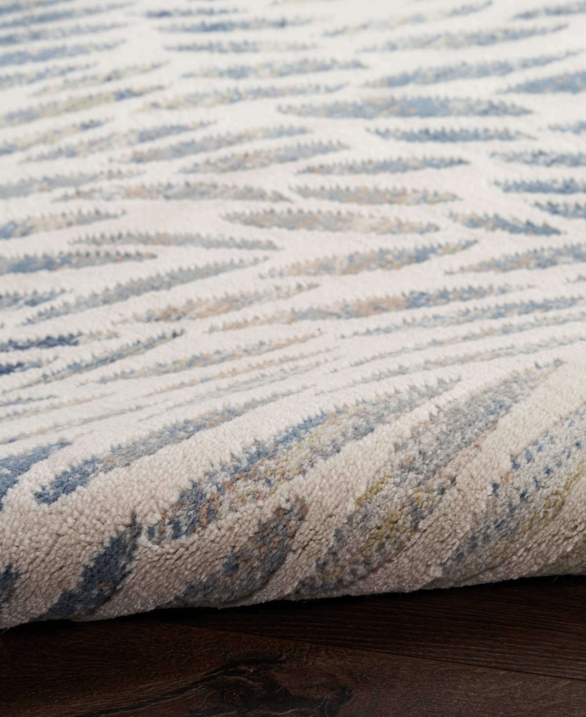 Nourison Home Exhale Exl03 5'3"x7'3" Area Rug In Multi