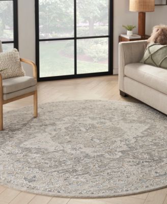 Lynx LNX04 7'10"x7'10" Round Area Rug