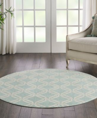 Jubilant JUB17 5'3"x5'3" Round Area Rug