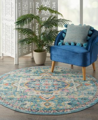 Passion PSN25 5'x5' Round Area Rug