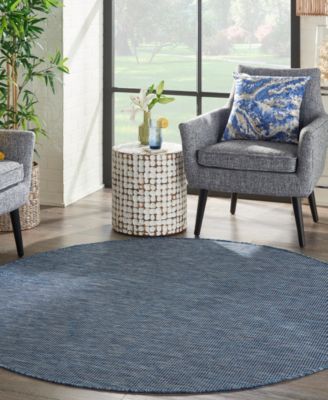 Positano POS01 6'x6' Round Area Rug