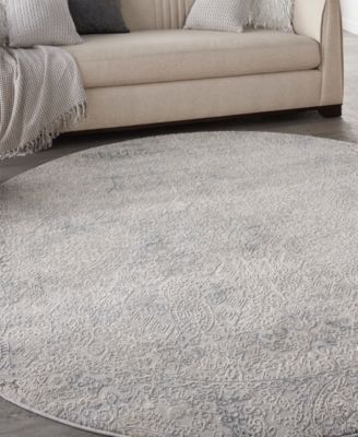 Nourison Home Rustic Textures Rus09 Rug Collection In Ivory,mist