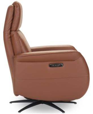 Lennix Leather TV Recliner with Massage, Created for Macy&#39;s