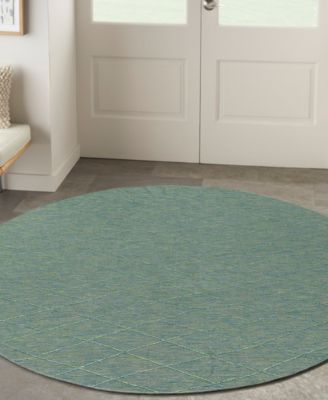 Washable Solutions WSL01 8'x8' Round Area Rug