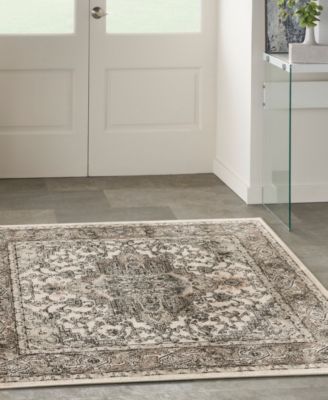 Quarry QUA05 4'x4' Square Area Rug