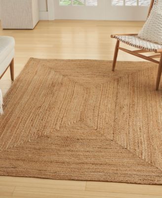 Nourison Home Natural Jute Njt03 Rug Collection In Taupe