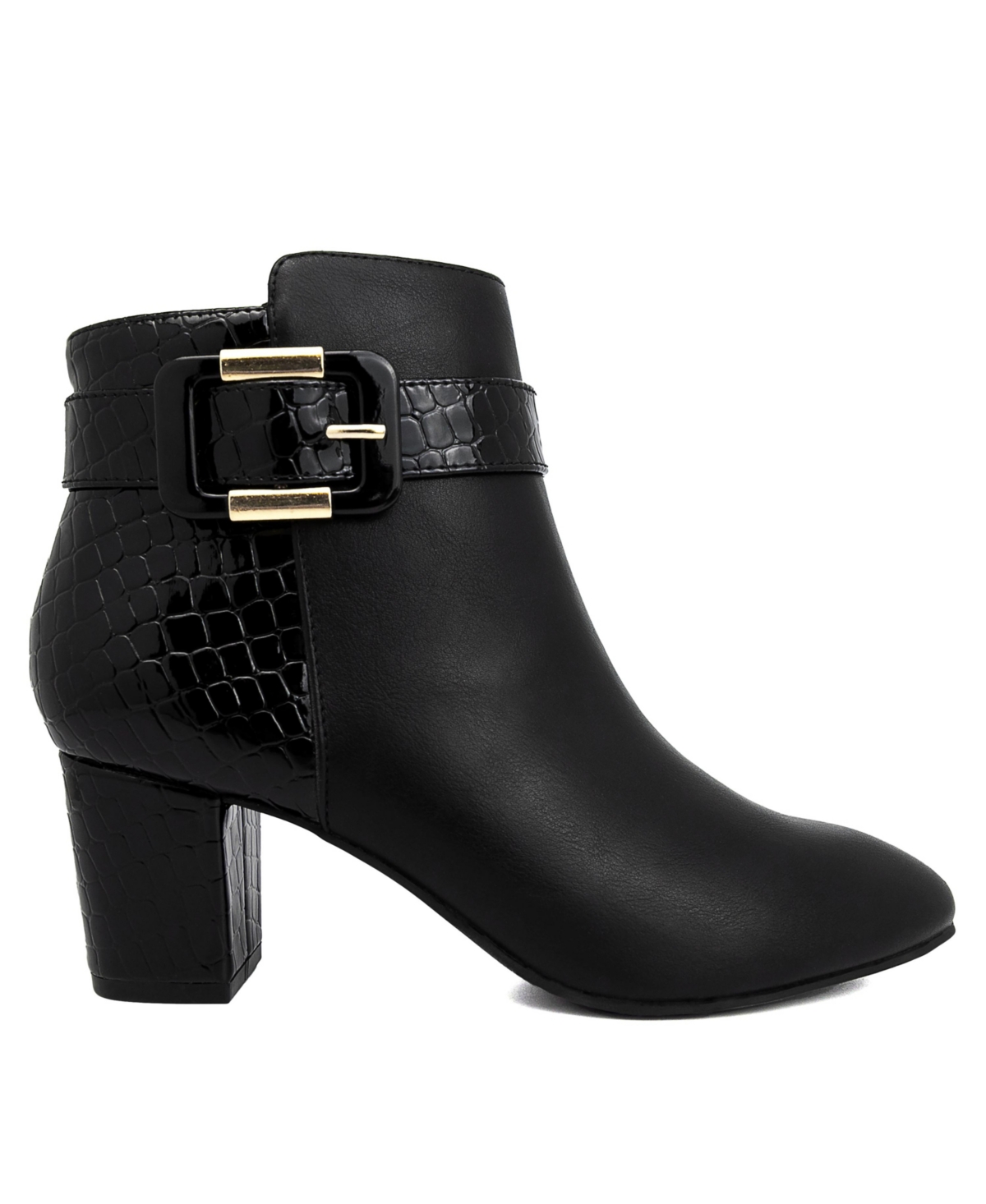 Jones New York Women's Ivyy Buckle Block Heel Booties
