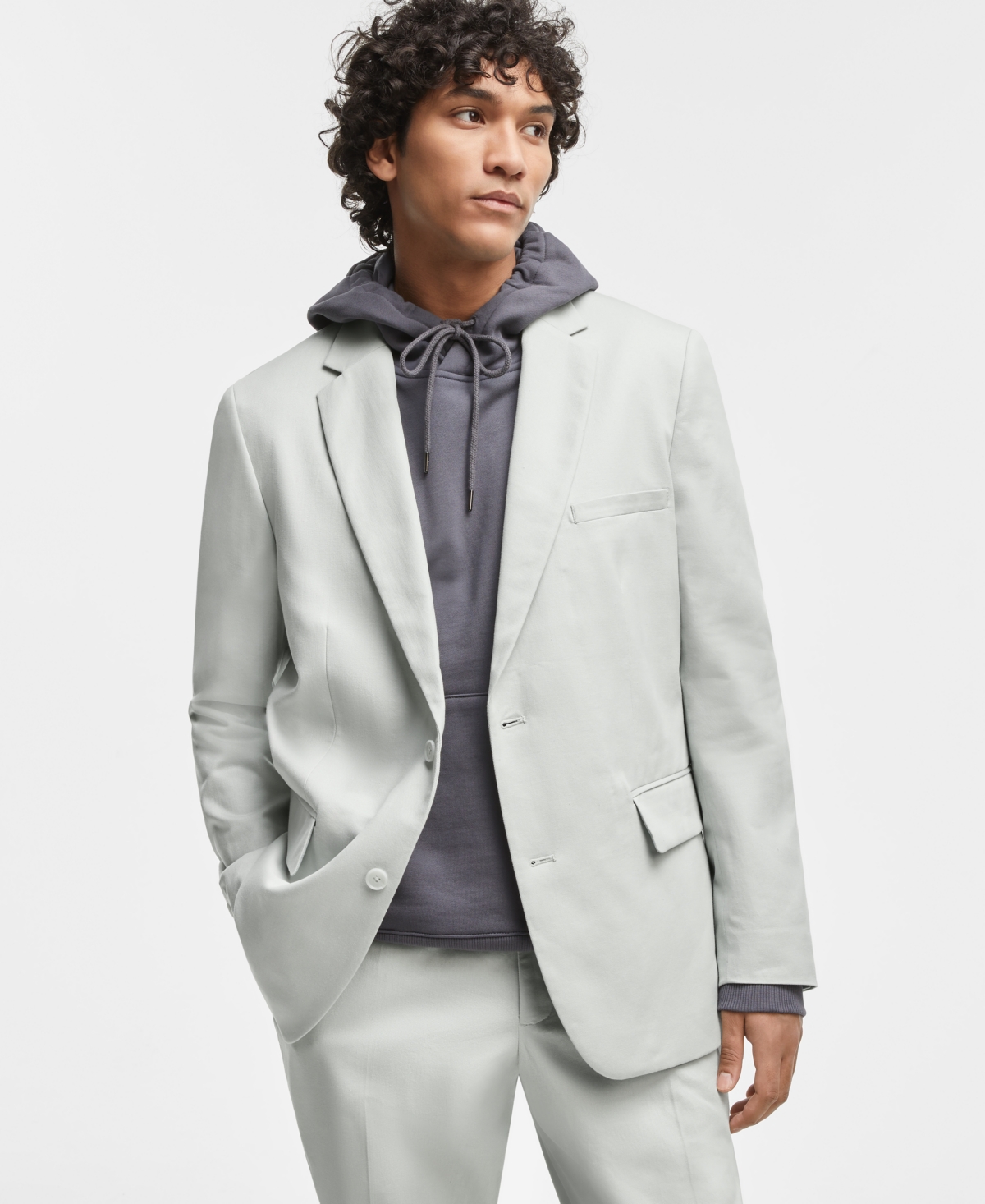 Mode Of One Men's Slim-fit Blazer, Exclusively At Macy's In Iced Mint