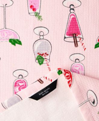 Holiday Cocktails Kitchen Towel, Oven Mitt & Potholder, Set of 4