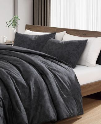 Silhouette Floral 3-Pc. Comforter Set, Twin