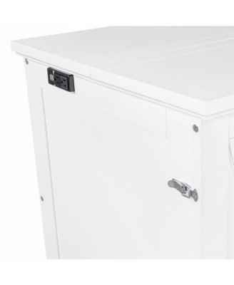 Solid Pine Murphy Chest Bed with Charger & Storage, Full