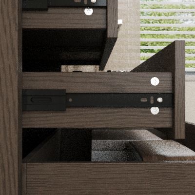 5 Drawers Nightstand with 2 Hidden Drawers,Bedside table,Chest of Drawers