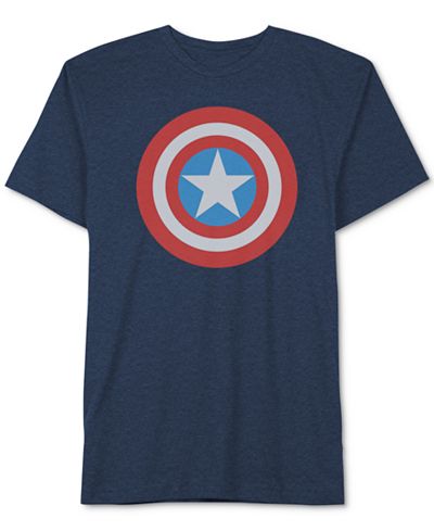 Jem Men's Marvel Captain America Shield T-Shirt - T-Shirts - Men - Macy's