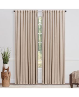 Premium 2-Panel Blackout Velvet Curtains - Classy & Solid Drapes for Living Room or Bedroom - 52" x 108" - Indigo