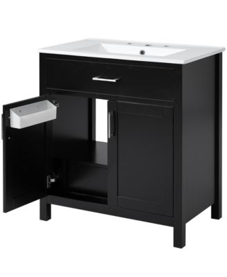 Compact 30" Bathroom Vanity with Ample Storage