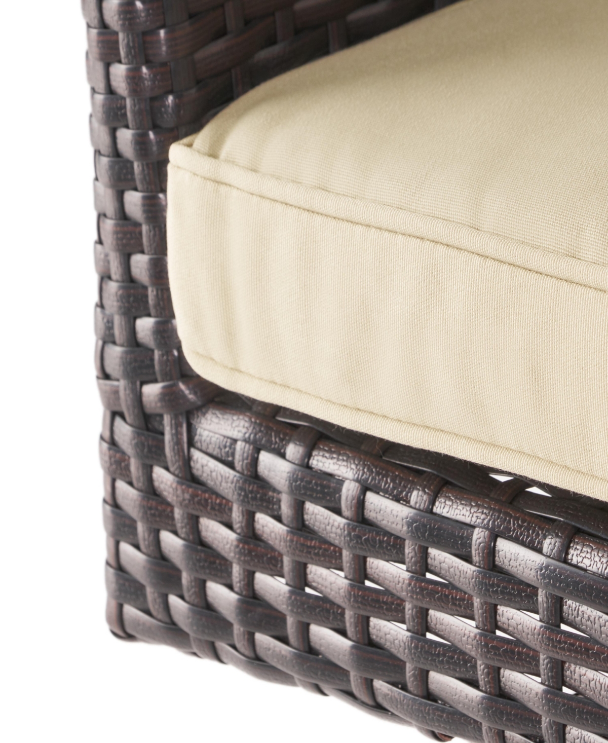 Streamdale Modern Wicker Swivel Barstool with Tapered Legs