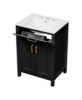  24" Bathroom Vanity Combo with Ceramic Sink