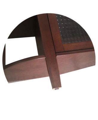 Kings Brand Walnut Finish Wood Entryway Console Sofa Storage Buffet Table