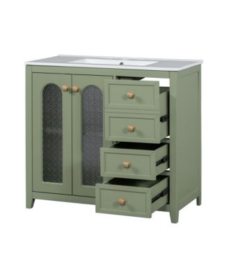  36" Vanity with Soft Close Doors and Drawers
