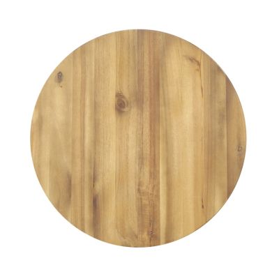 Streamdale Groovy Mod Round End Table With Customizable Top