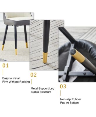 Table and chair set.Modern rectangular dining table with black textured stickers glass tabletop and gold plated metal legs.Paired with 4 comfortable chairs with PU seats and black metal legs.