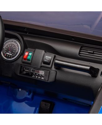 24V Two-seater Kids Ride On Car W/Parents Remote Control, Licensed Toyota LC250,110w Motors, With Shovel, Three-point Seat Belt, Slow Start, Speed adjustment, Bluetooth, Music for Kids Aged 3+.