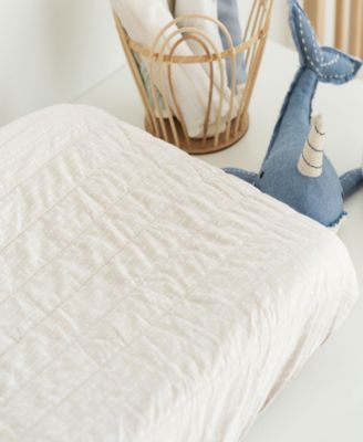 Infants Cove Quilted Neutral Dot Change Pad Cover