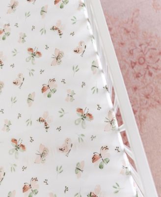 Infants Parker Fitted Butterfly Crib Sheet