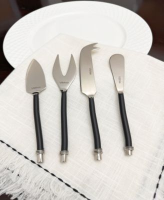 Curved 4-Pc. Cheese Knives Set, Serving for 4