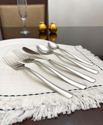 Swirl 20-Pc. Flatware Set, Serving for 4