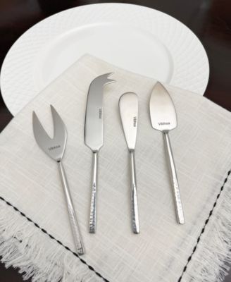 Hammered 4-Pc. Cheese Knives Set, Serving for 4