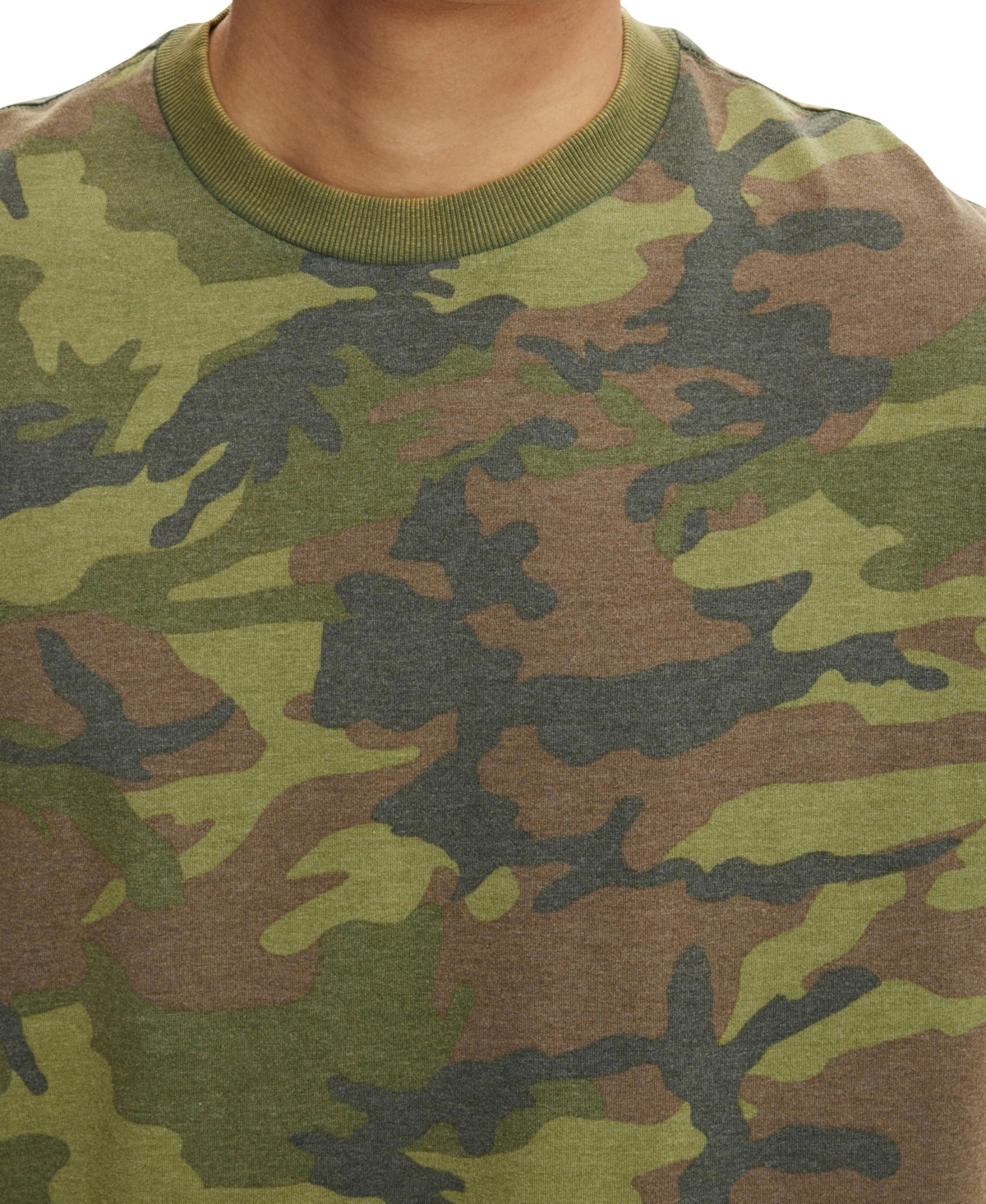 COTTON ON MEN'S CAMO LOOSE FIT T-SHIRT 
